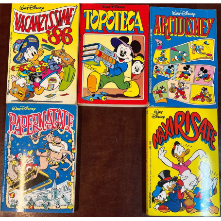 Lotto 5 fumetti I Classici di Walt Disney (n° 116-117-120-121-123).