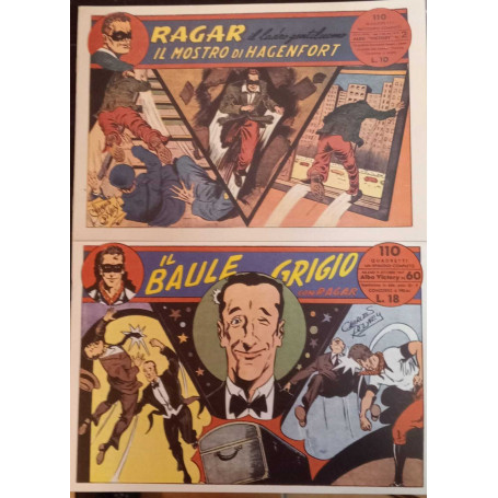 Albo Victory - Mistero - Ragar. Serie dal n. 2 al n. 60. Ristampa anastatica.