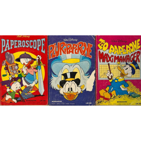 Lotto 3 volumi I Classici di Walt Disney (n° 31-32-38).