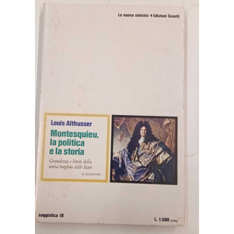 Montesquieu la politica e la storia