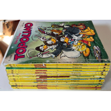 Lotto 11 fumetti Topolino (n° compresi tra 2080 e 2099 in descrizione).