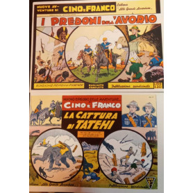 Collana Albi grandi avventure con Cino e Franco. N. 10 albi. Ristampa anastatica.Librisaggi