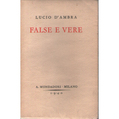 False e vere.