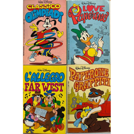 Lotto 4 fumetti I Classici di Walt Disney (n° 91-97-98-99).