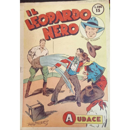 Albo Audace con Furio Almirante originale n. 6. Il leopardo nero.