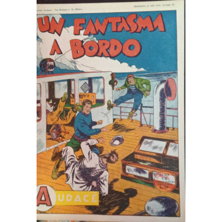 Albo Audace originale n. 25. Un fantasma a bordo.