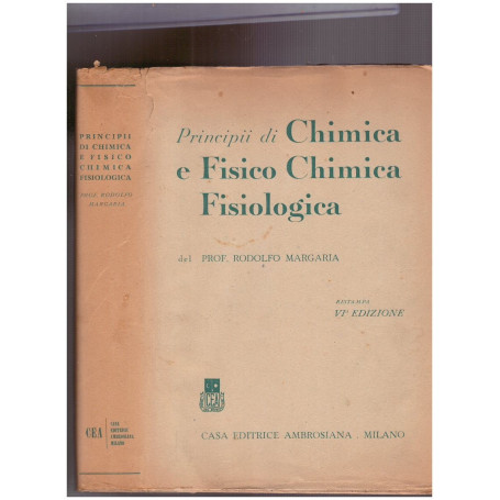Principii di Chimica e Fisico Chimica Fisiologica