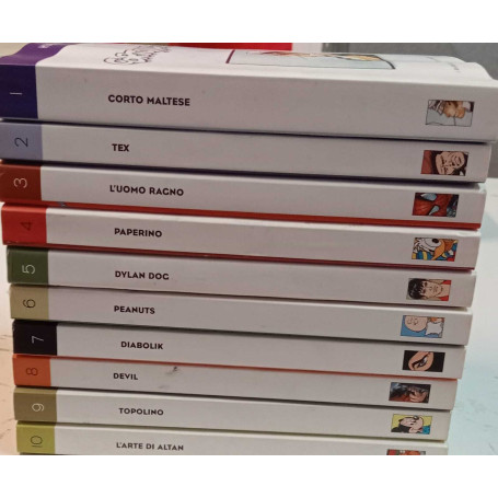 I Classici del Fumetto di Repubblica. Lotto dal n. 1 al n. 10.