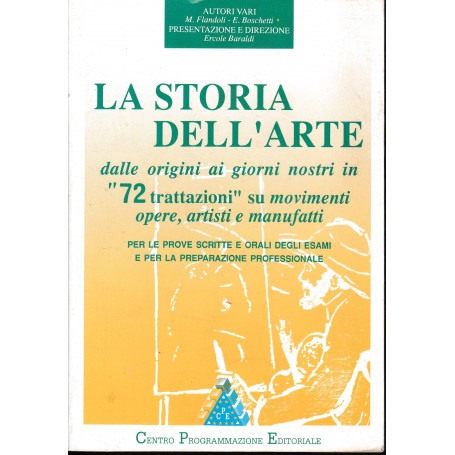 La storia dell' arte - 72 trattazioni