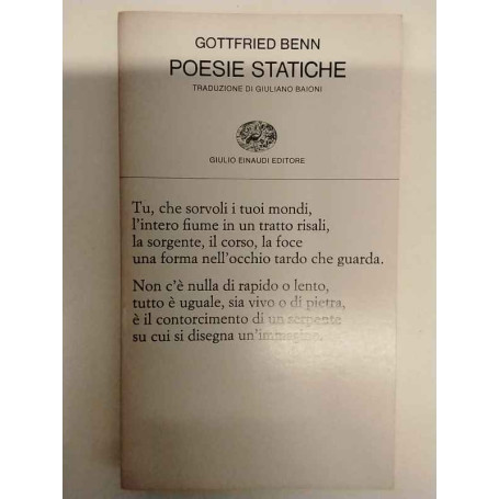 Poesie statiche