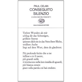 Conseguito silenzio. Testo tedesco a fronte.