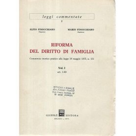 Riforma del diritto di famiglia. Volumi I-II Tomo I-II- III