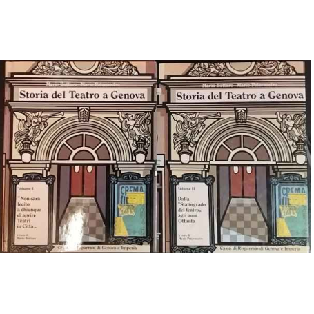 Storia del teatro a Genova. 2 volumi.