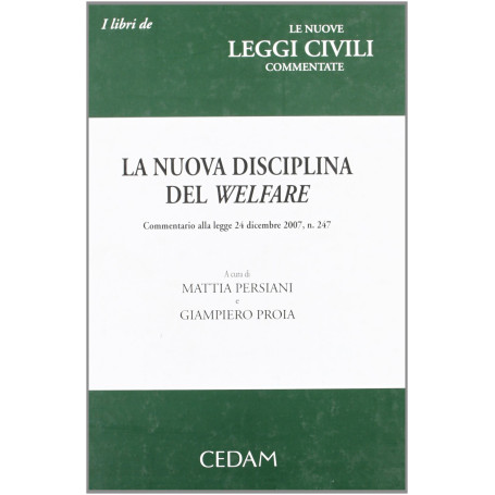 La Nuova disciplina del welfare