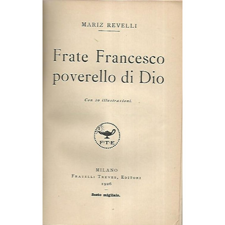 Frate Francesco poverello di Dio