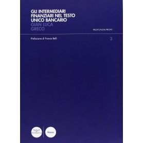 Gli intermediari finanziari nel testo unico bancario