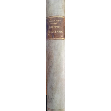 Diritto ereditario (primo volume)