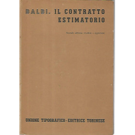 Il contratto estimatorio