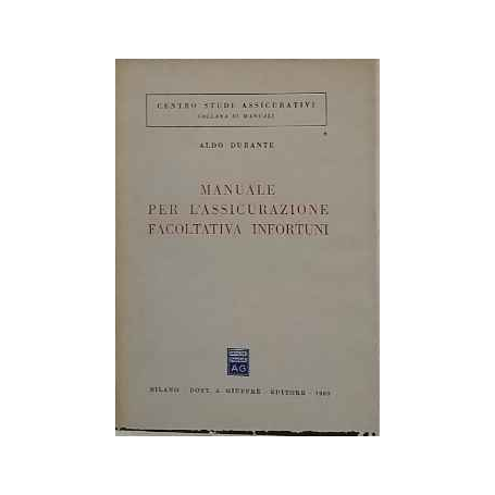 Manuale per l'assicurazione facoltativa infortuni