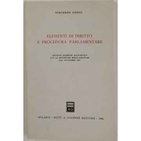 Elementi di diritto e procedura parlamentare