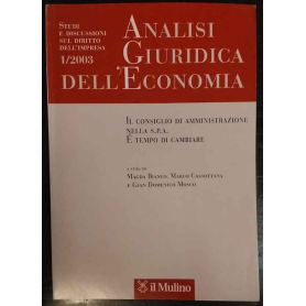 Analisi giuridica dell'economia (2003). Vol. 1