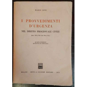 I provvedimenti di urgenza nel diritto processuale civile
