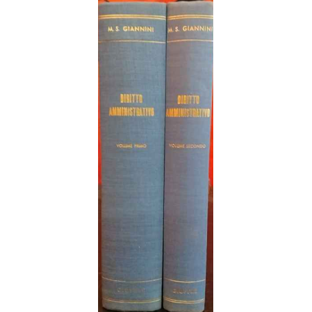 Diritto amministrativo. 2 volumi