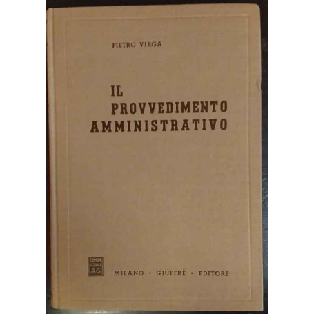 Il provvedimento amministrativo
