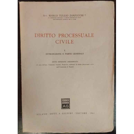 Diritto processuale civile. Volume I: introduzione e parte generale