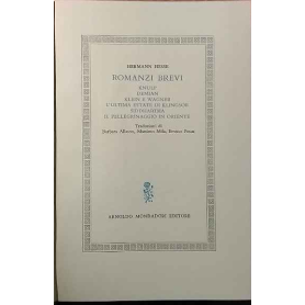 Romanzi brevi.