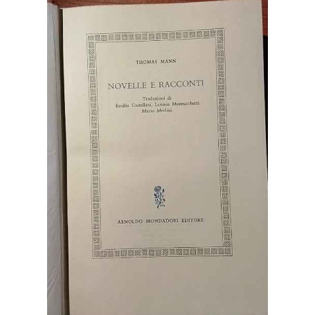 Novelle e racconti.