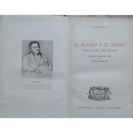 Il rosso e il nero. Cronaca del XIX secolo.