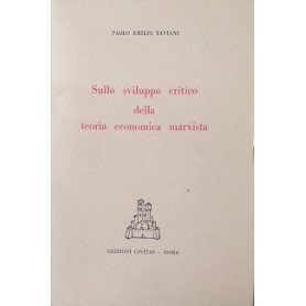 Sullo sviluppo critico della teoria economica marxista nell'Unione Sovietica