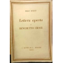 Lettera aperta a Benedetto Croce