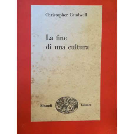 La fine di una cultura