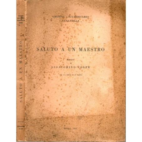 Saluto a un maestro