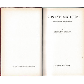 Gustav Mahler. Studio per un'interpretazione