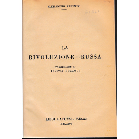 La rivoluzione russa