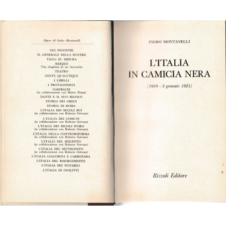 L'Italia in camicia nera (1919 - 3 gennaio 1925)