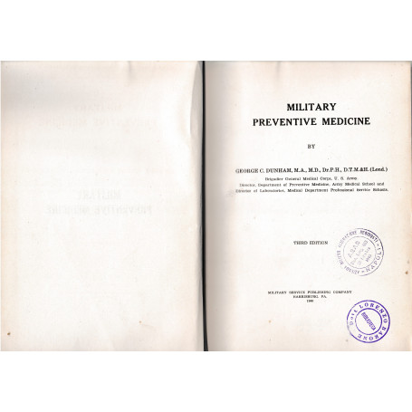 Military Preventive Medicine