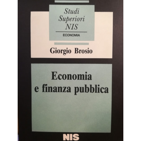 Economia e finanza pubblica