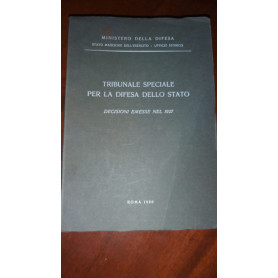 Tribunale speciale per la difesa dello stato Decisioni emesse nel 1927