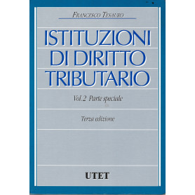 Istituzioni di Diritto Tributario vol. 2 parte speciale