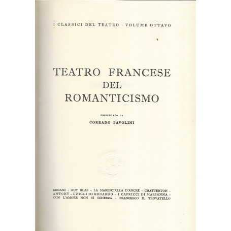 Teatro francese del romanticismo