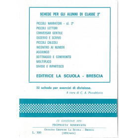 Divido e ripartisco classe 2^. 32 schede per esercizi di divisioneLibrisaggi