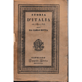 Storia d'Italia dal 1789 al 1814. Tomo V.