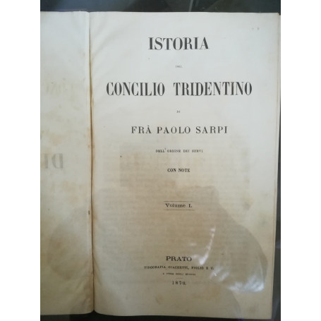 Istoria del Concilio Tridentino. I. II.