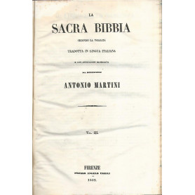 La sacra Bibbia. 4 volumi