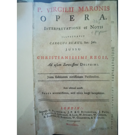P. Virgilii Maronis Opera Interpretatione et Notis (..)