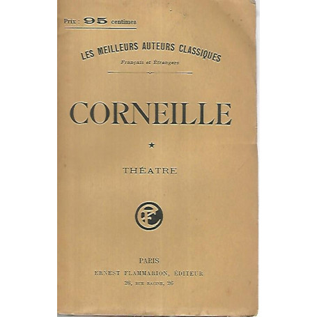 Corneille. Theatre 1